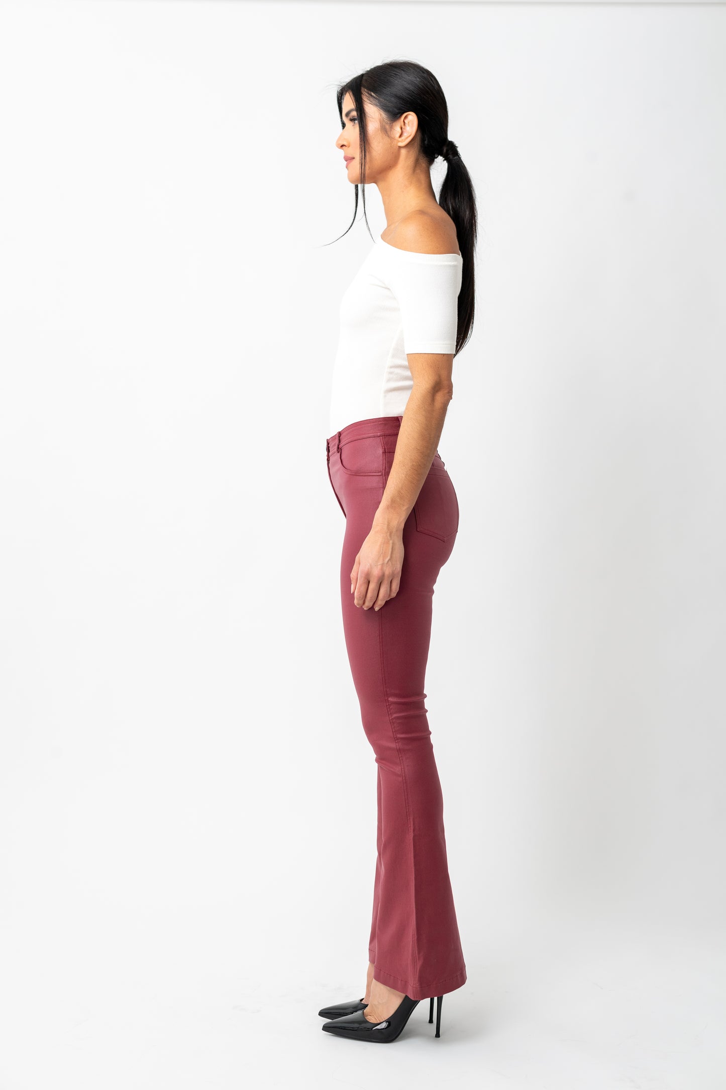 BA Waxed Flare Pant