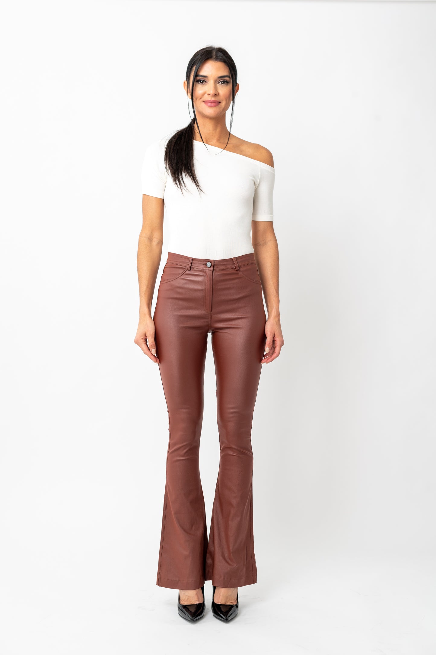 BA Waxed Flare Pant