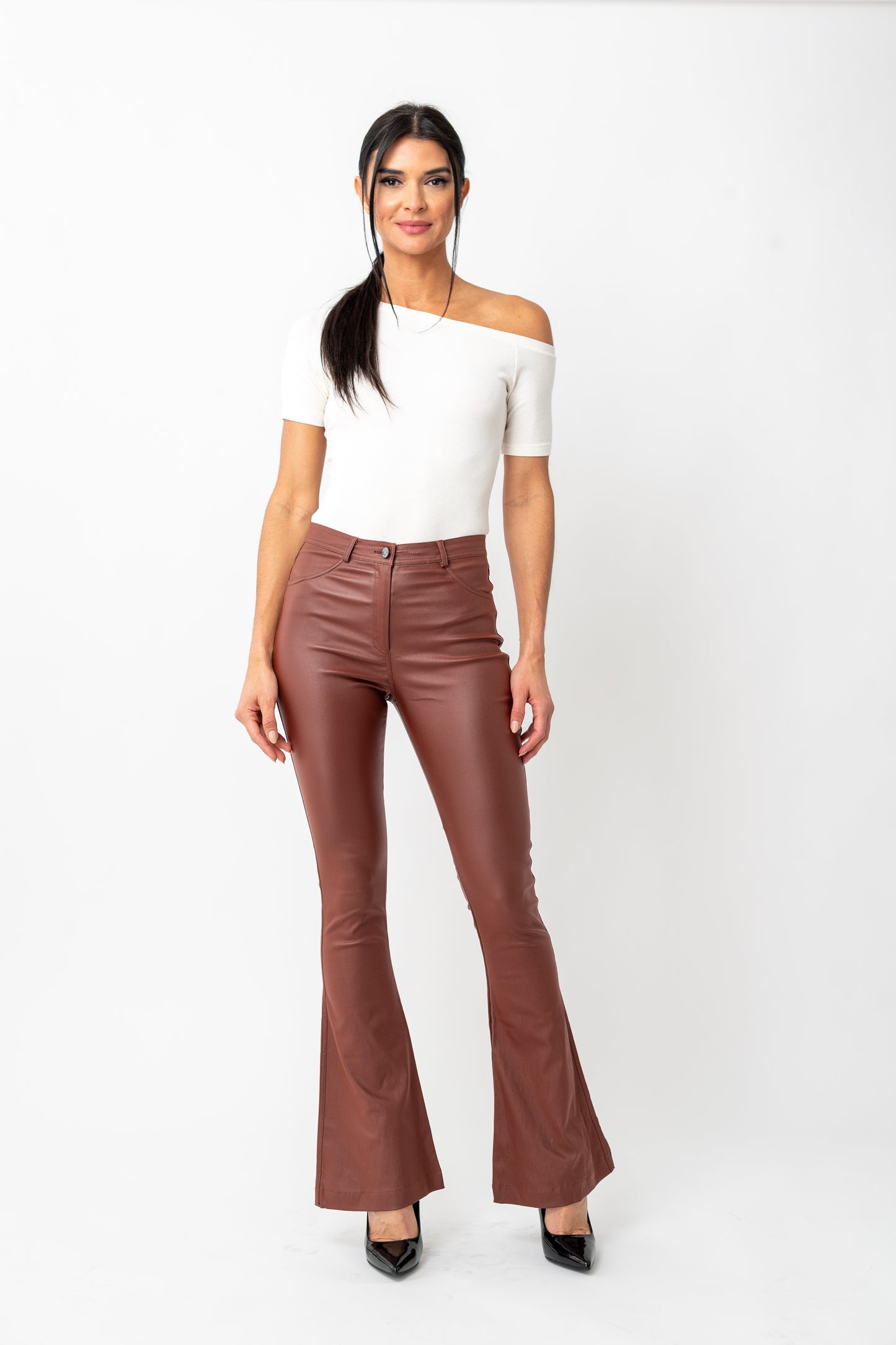 BA Waxed Flare Pant