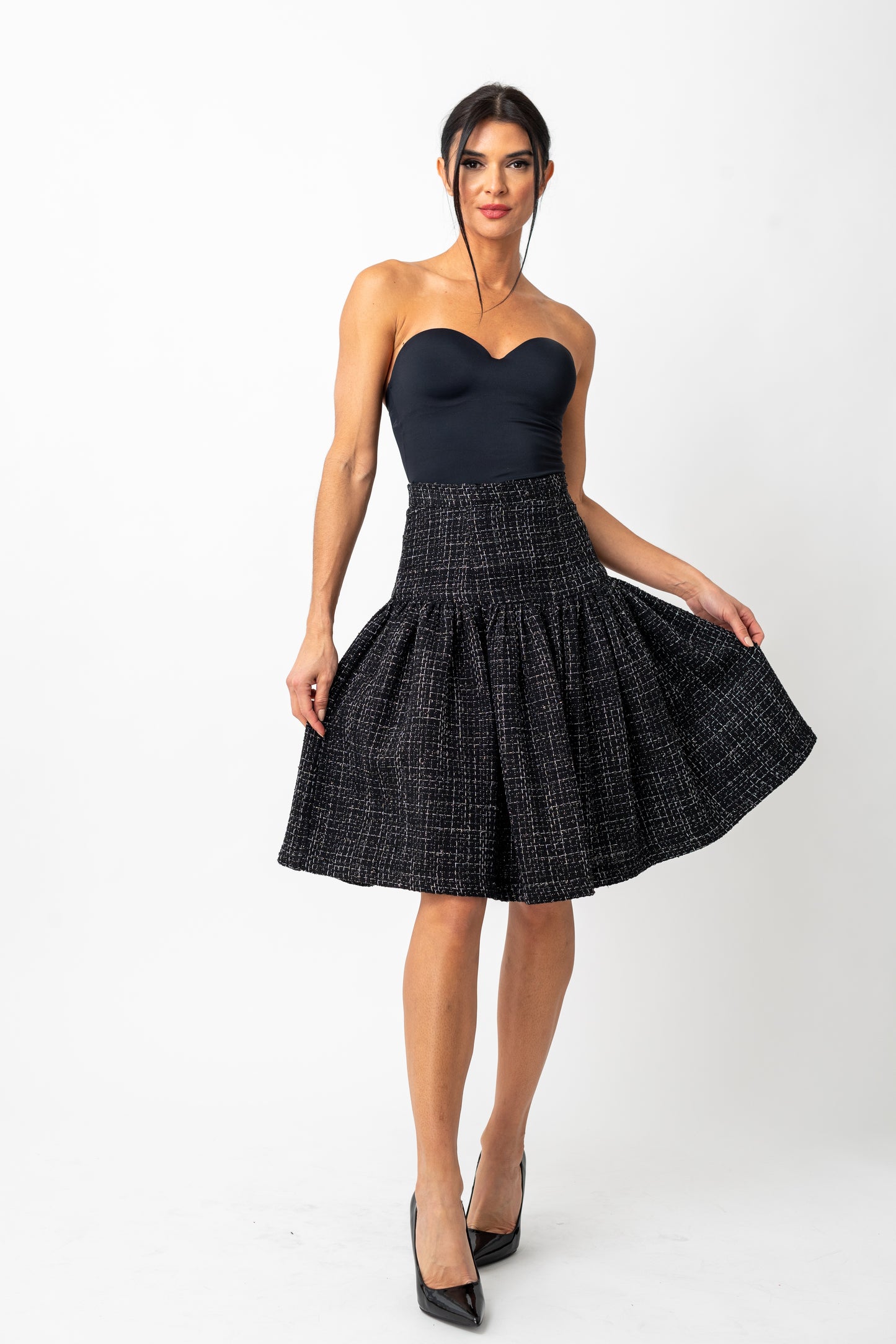 Erica Tweed Midi Skirt LIMITED
