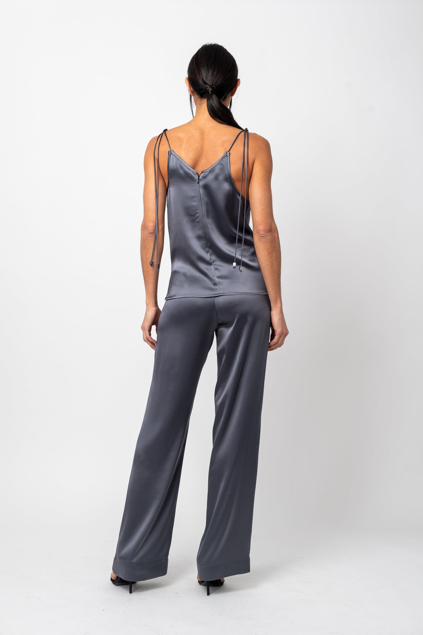 Cowl-Neck Racerback Camisole Top