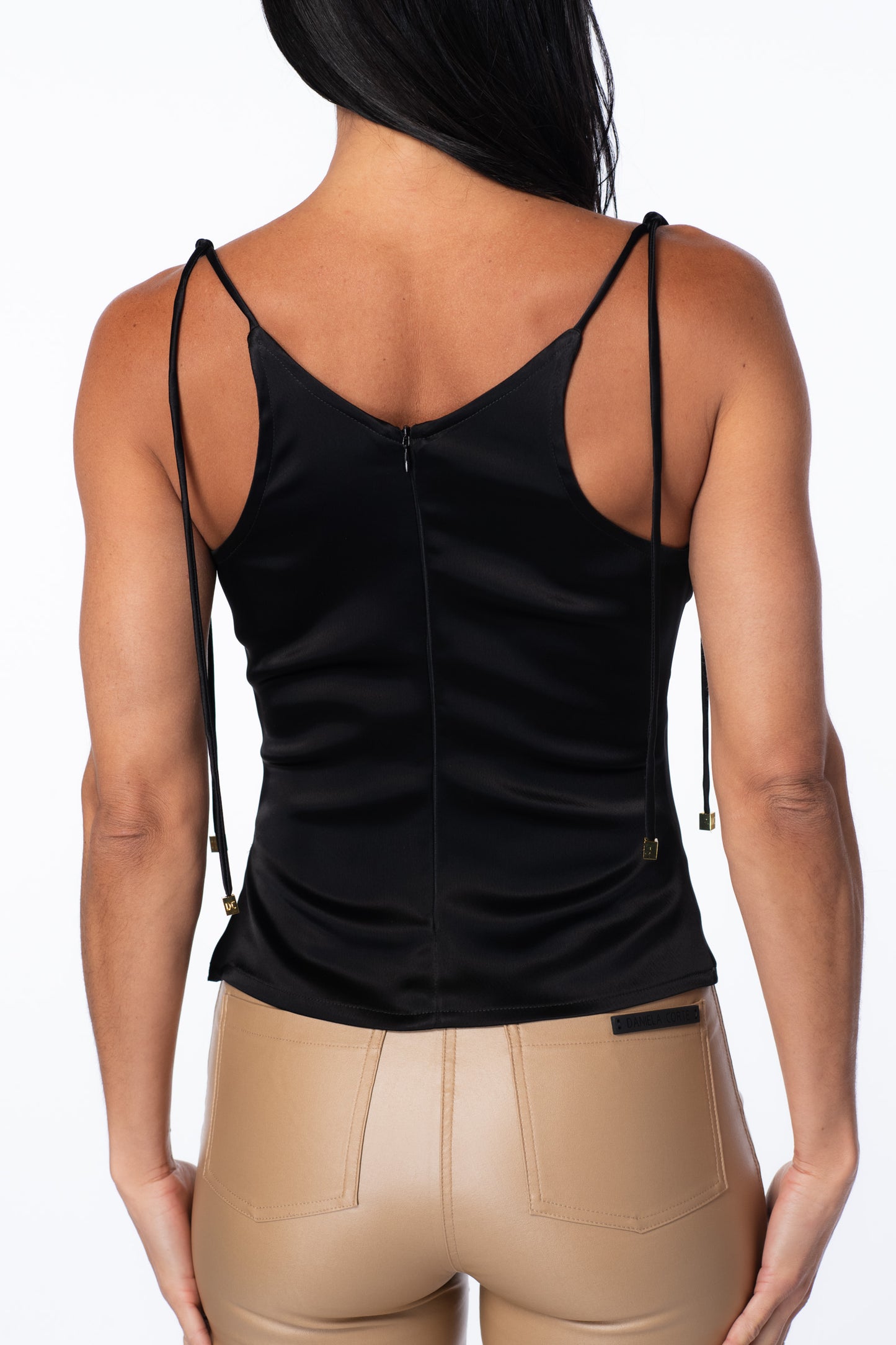 Cowl-Neck Racerback Camisole Top