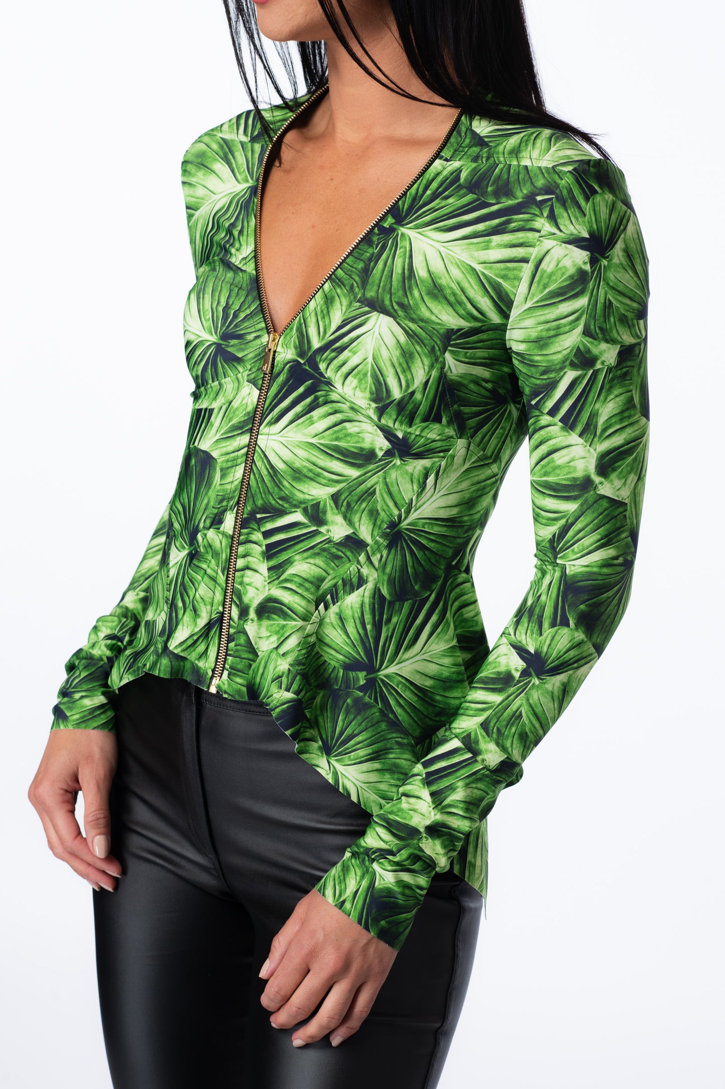 Melrose Printed Jacket Top