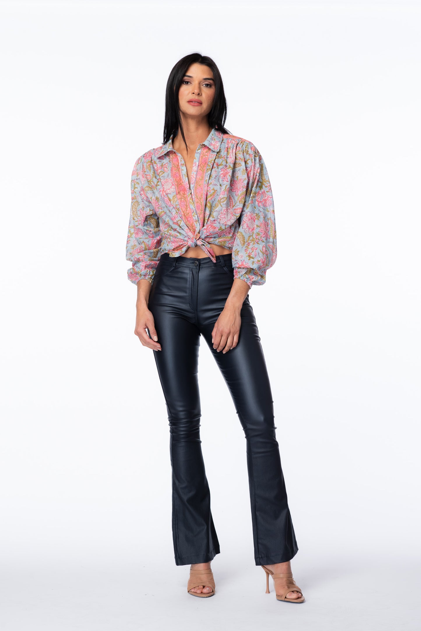 Floral Liberty-Print Button Down Shirt