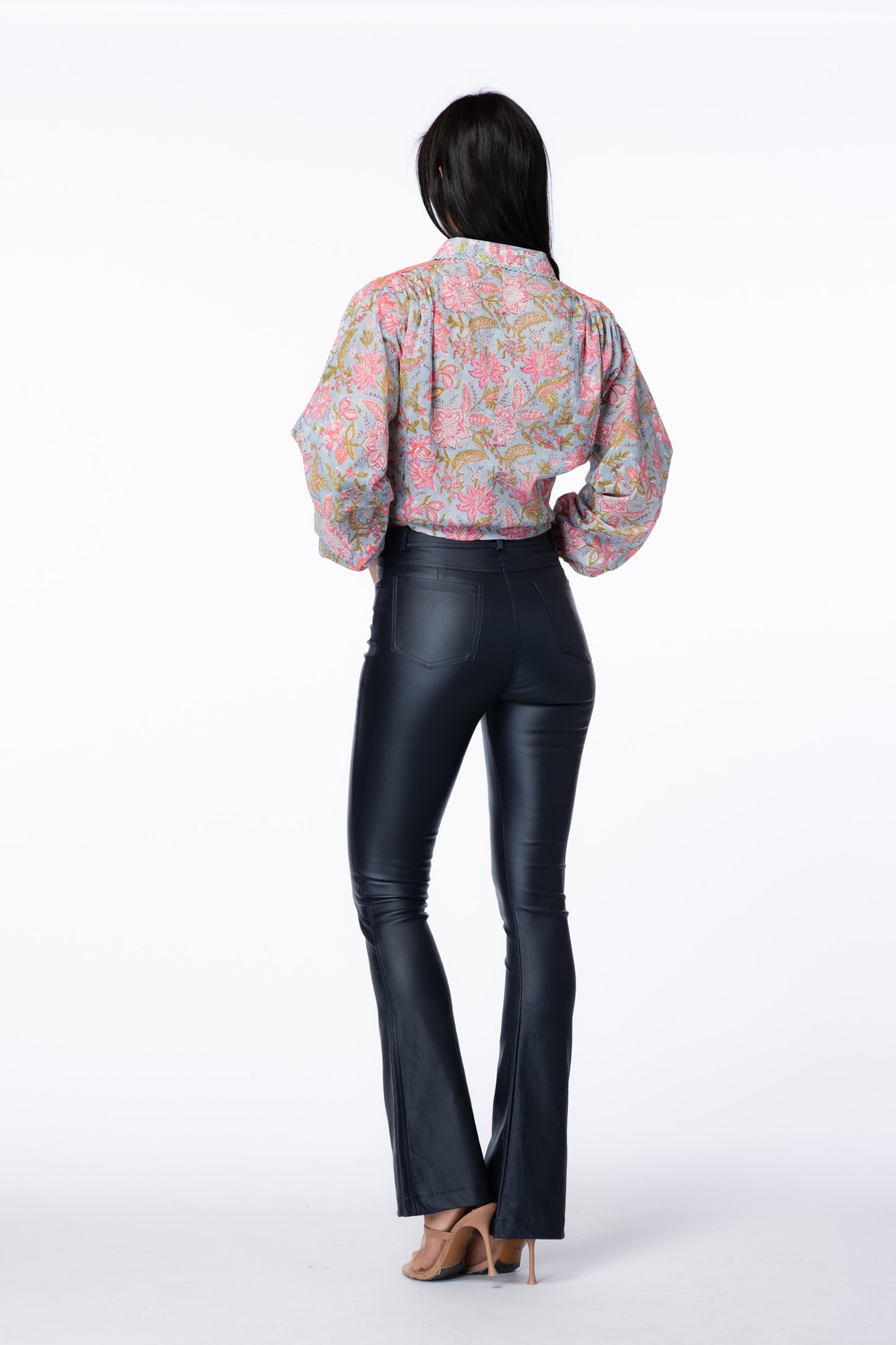 Floral Liberty-Print Button Down Shirt