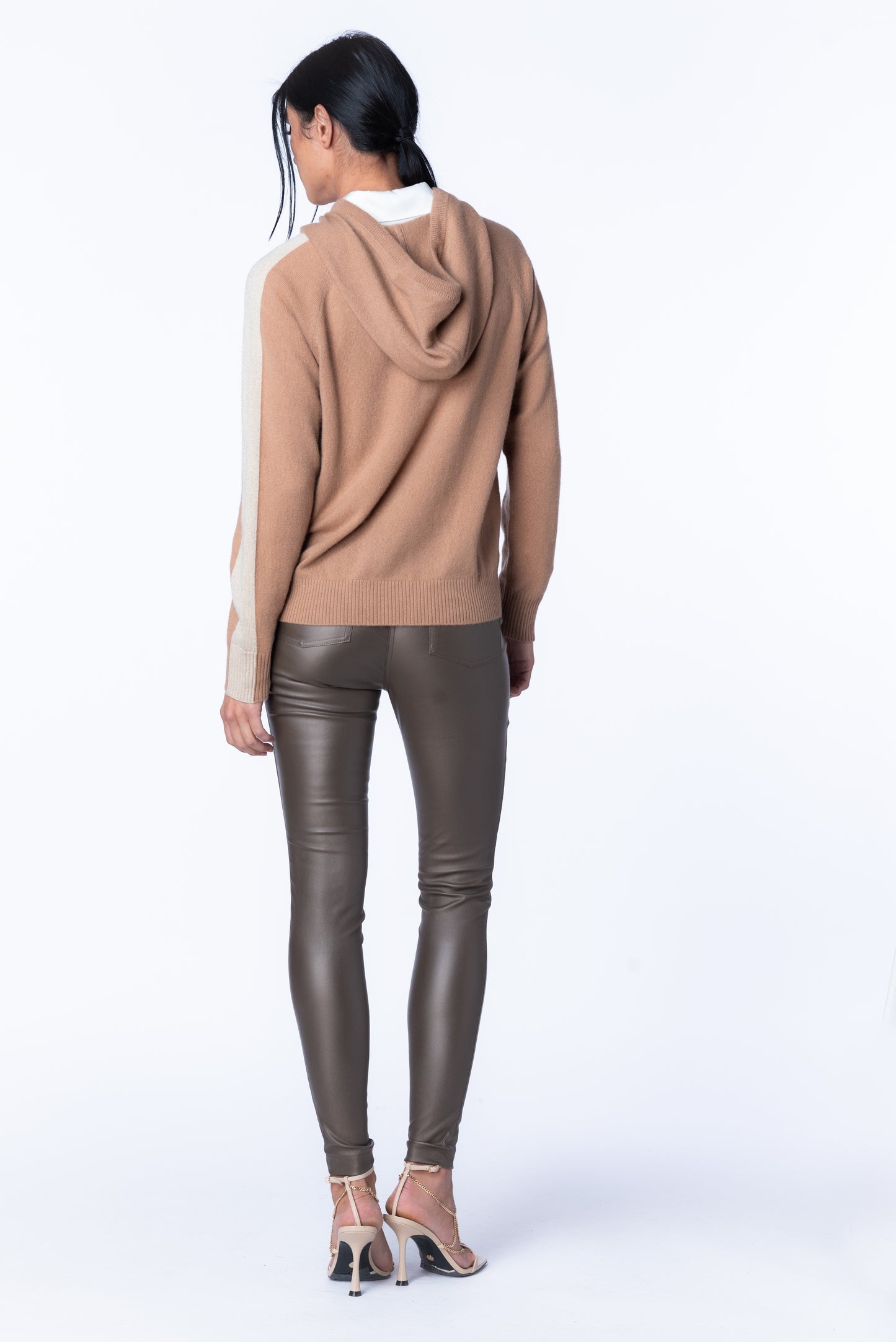 Hillary Lurex Hoodie Top