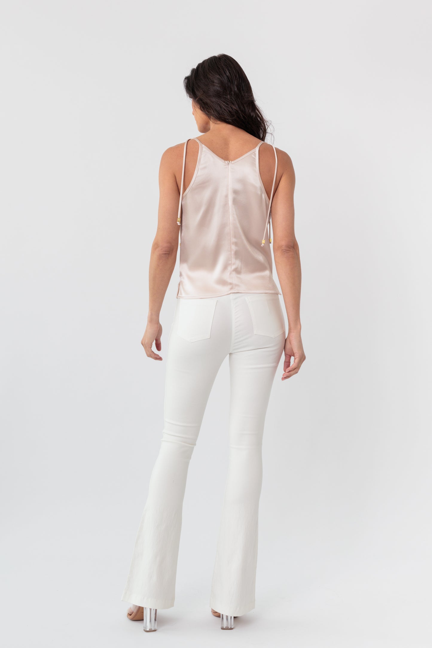 Cowl-Neck Racerback Camisole Top