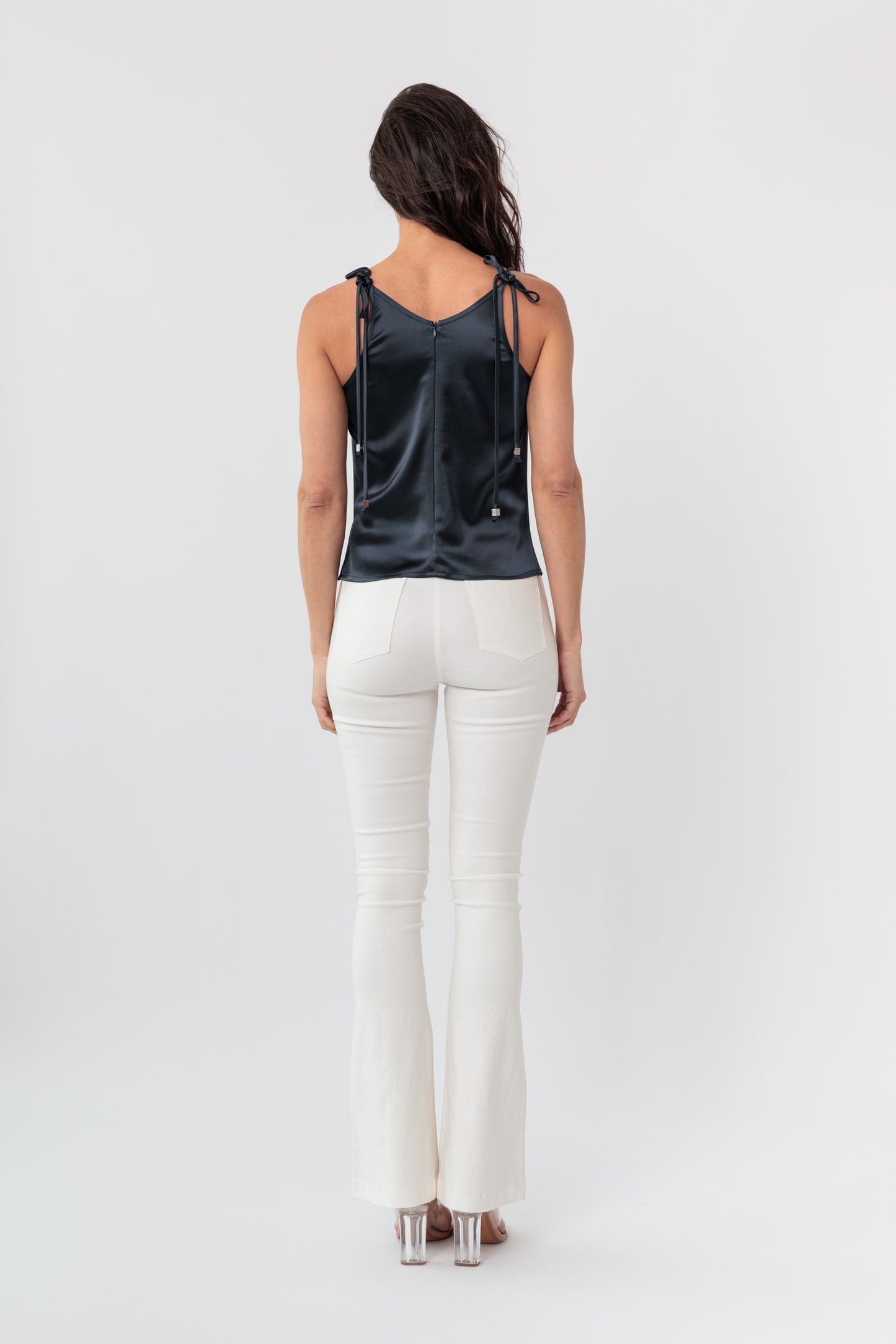 Cowl-Neck Racerback Camisole Top