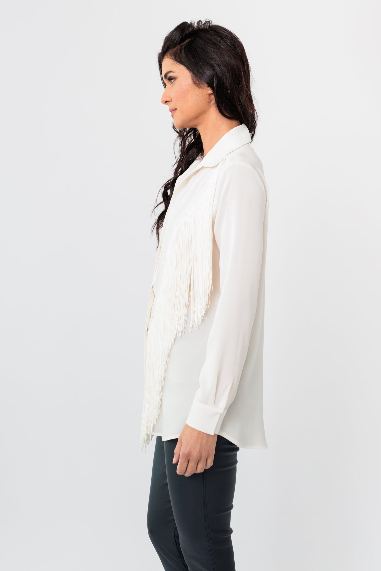 Oversized Fringe Blouse