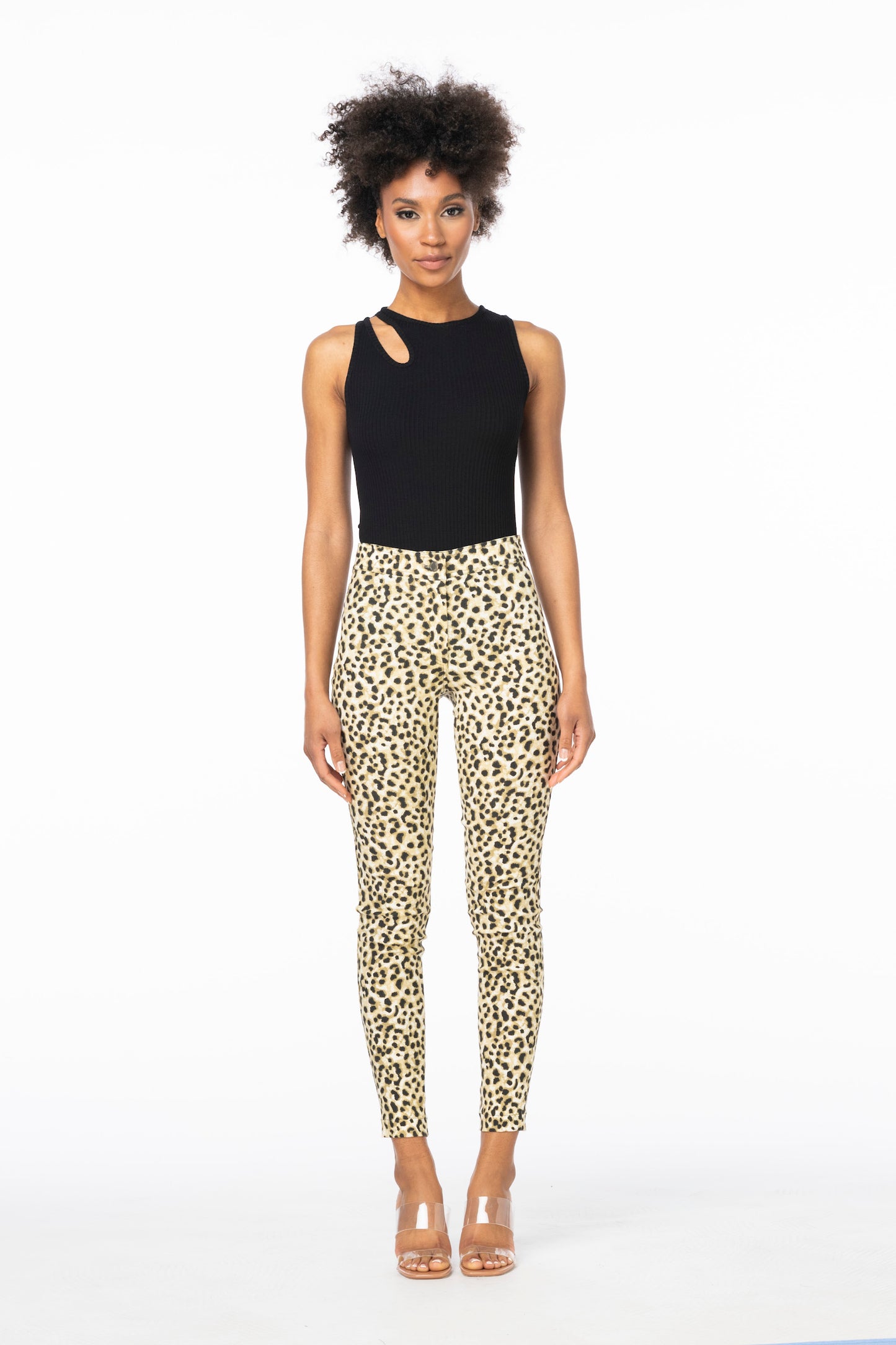 BA Waxed Leopard Pant