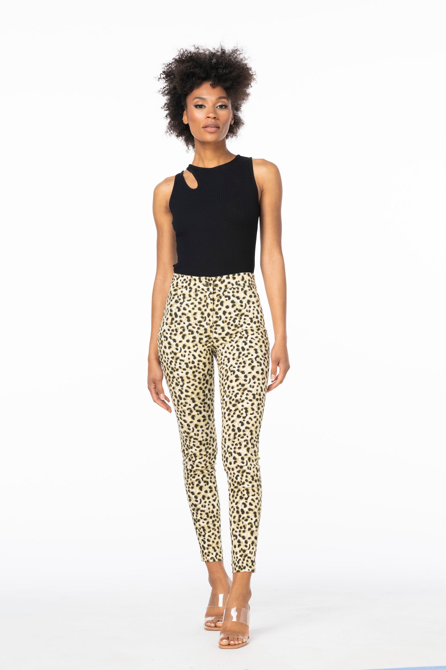 BA Waxed Leopard Pant