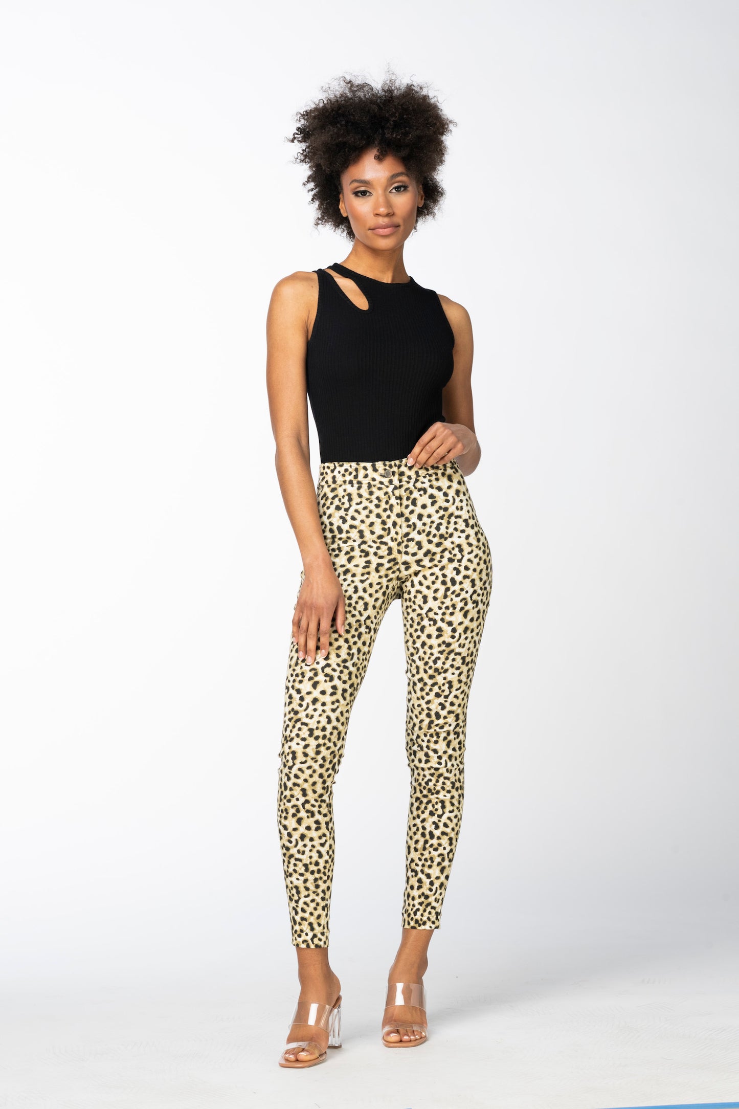 BA Waxed Leopard Pant