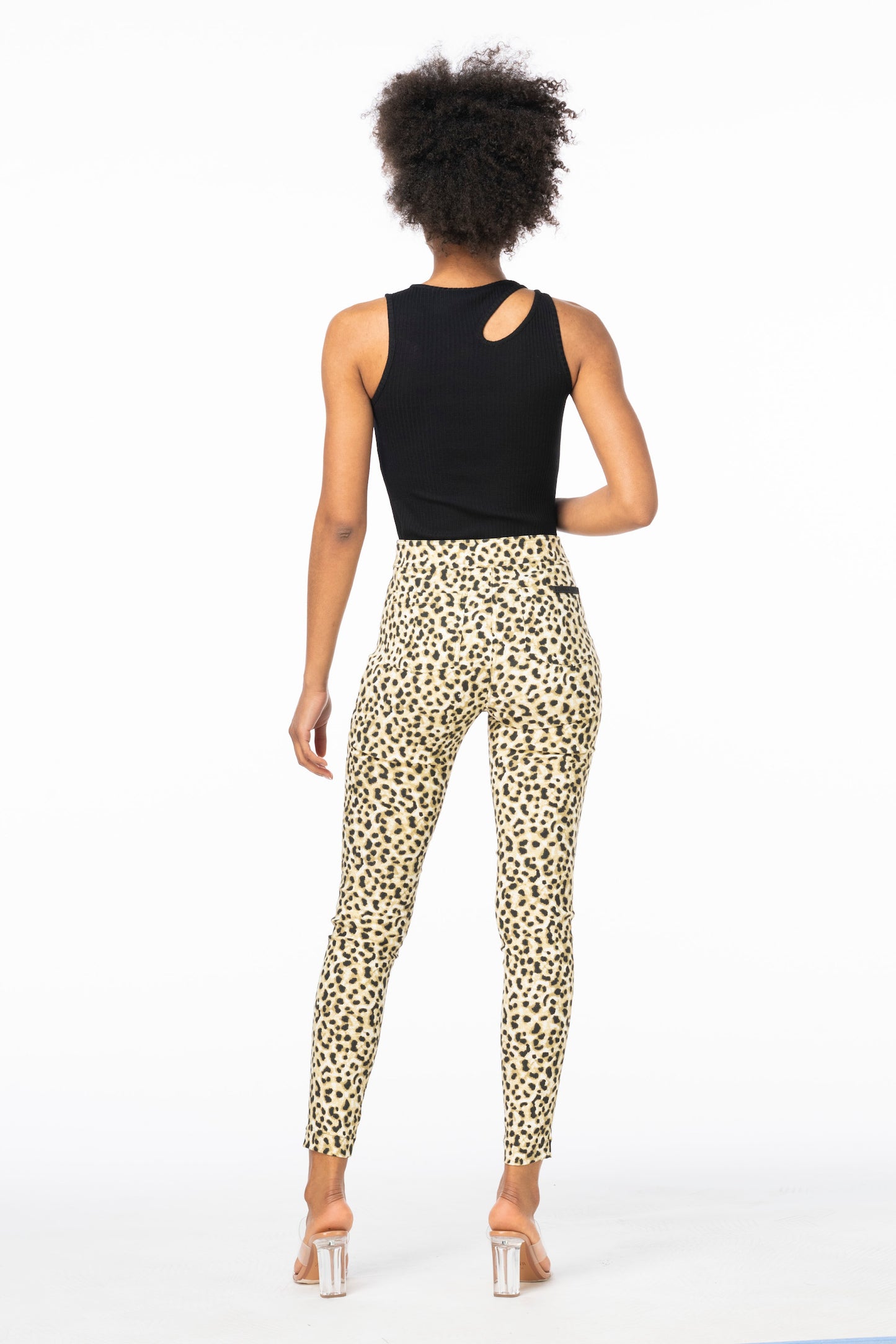 BA Waxed Leopard Pant