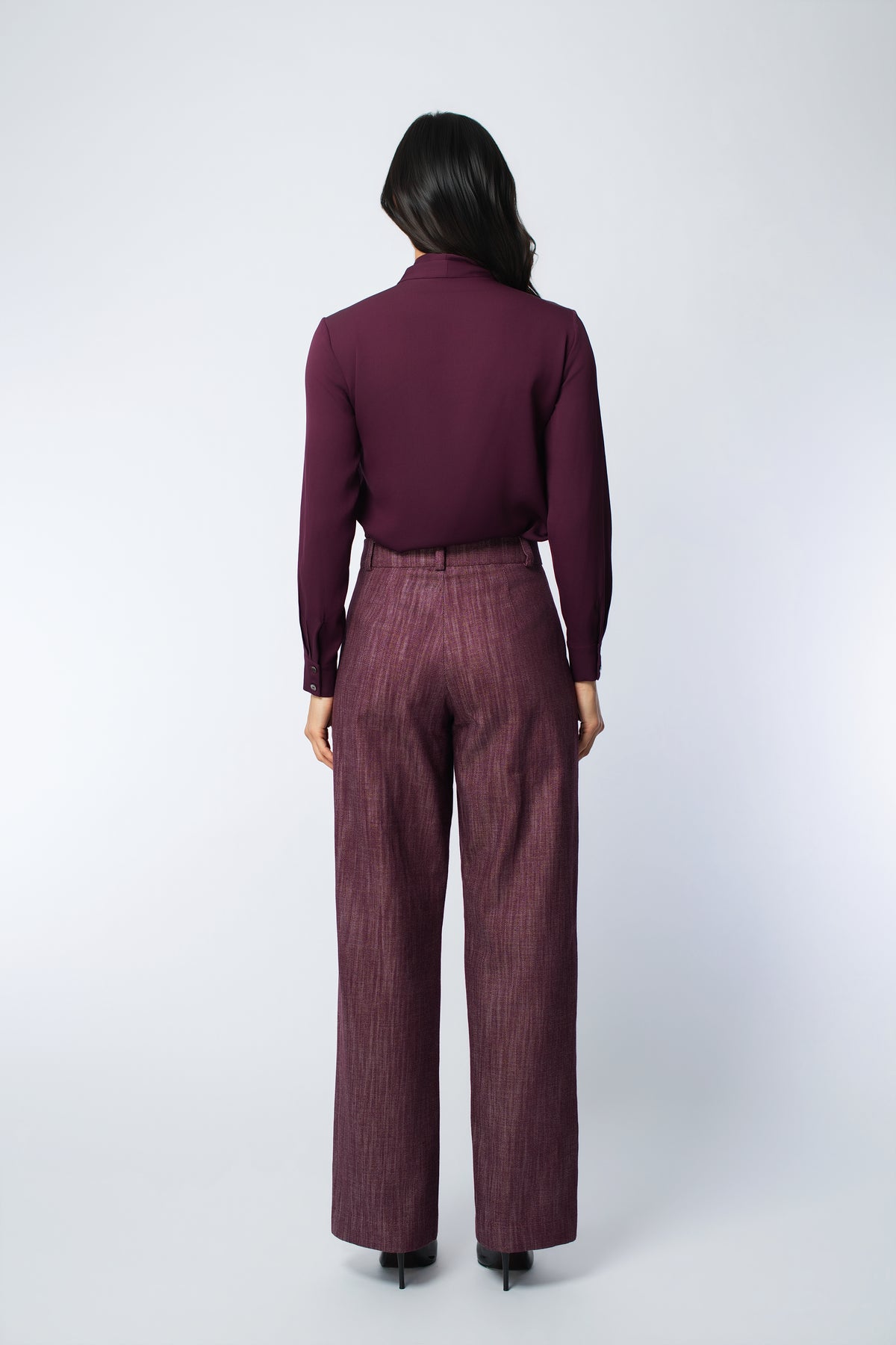 Denim Straight Leg Trouser Pant