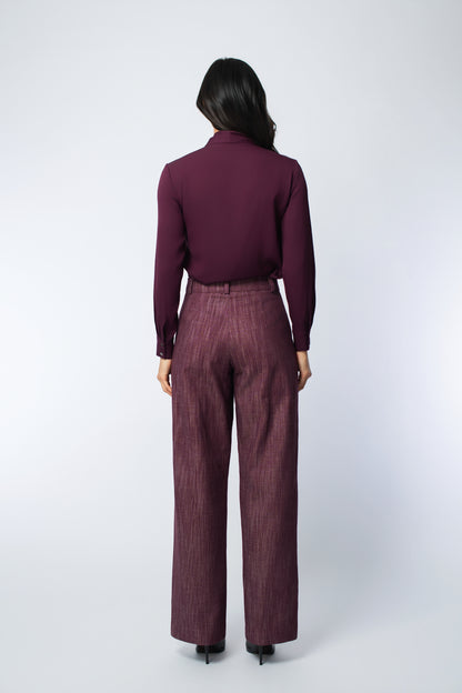 Denim Straight Leg Trouser Pant