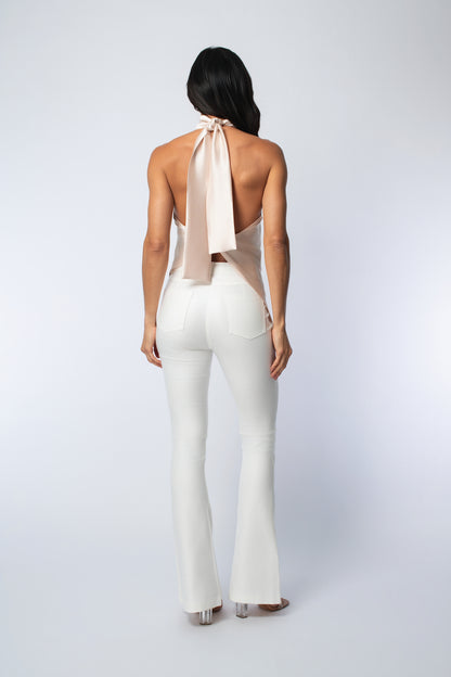 Asymmetrical High Neck Top