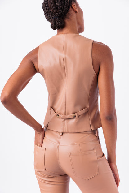 Side Slit Vegan Bootcut Pant