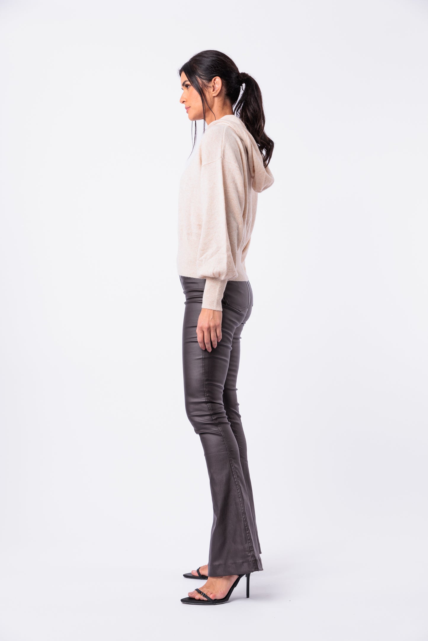 Bling Cashmere Hoodie Top