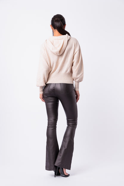 Bling Cashmere Hoodie Top