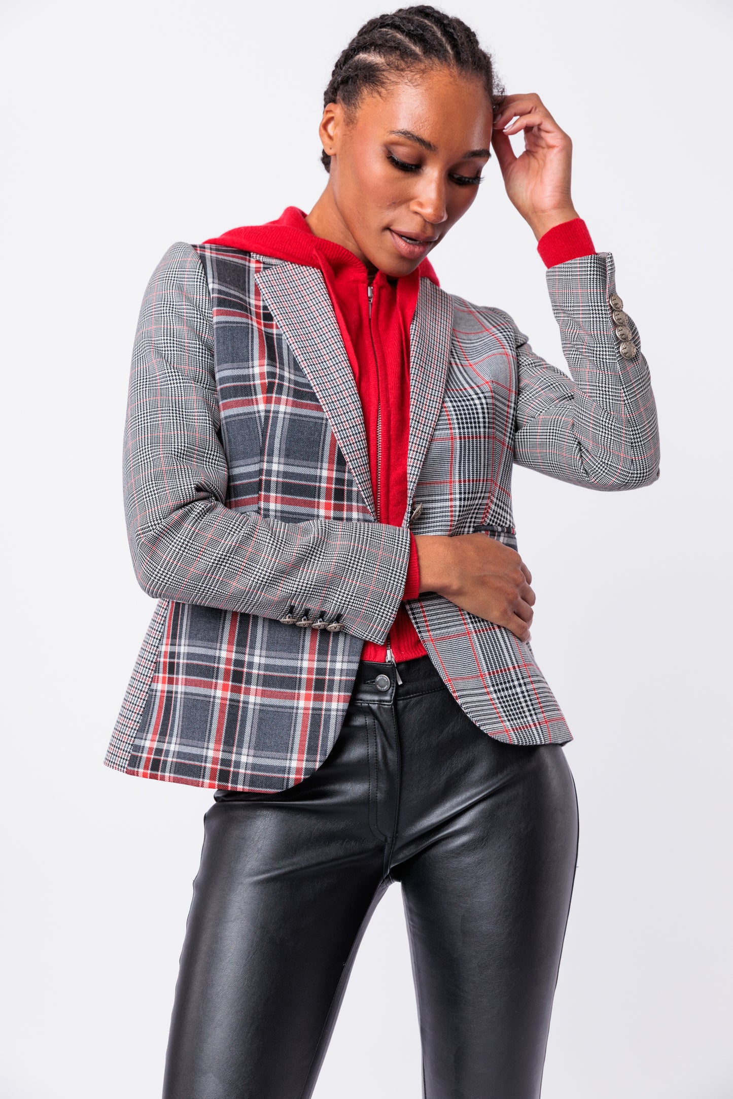 DC X Bariloche Plaid Jacket