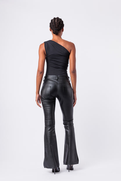 Side Slit Vegan Bootcut Pant