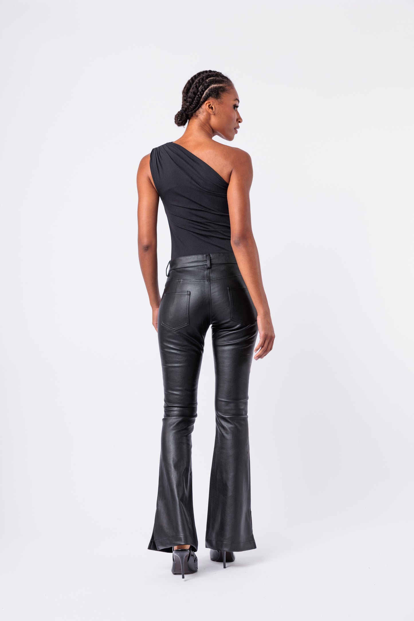 Side Slit Vegan Bootcut Pant