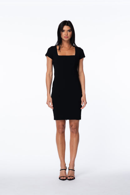Victoria Square Neck Zipper Dress Daniela Corte Victoria Square Neck Zipper Dress Daniela Corte