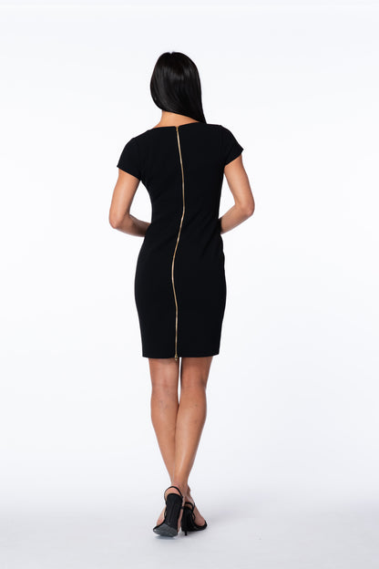 Victoria Square Neck Zipper Dress Daniela Corte Victoria Square Neck Zipper Dress Daniela Corte