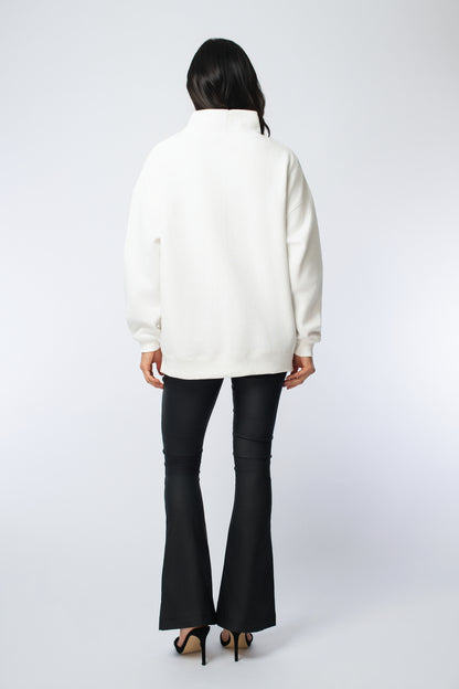 Funnel Neck “It’s Not That Deep” Sweatshirt Top
