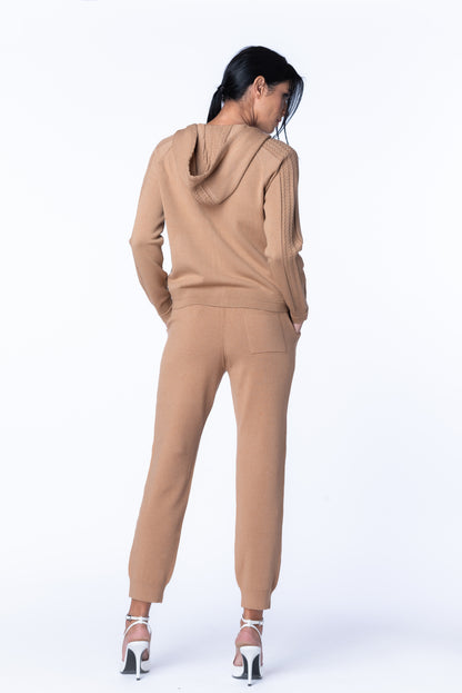 Lala Hoodie Zip-Up Top