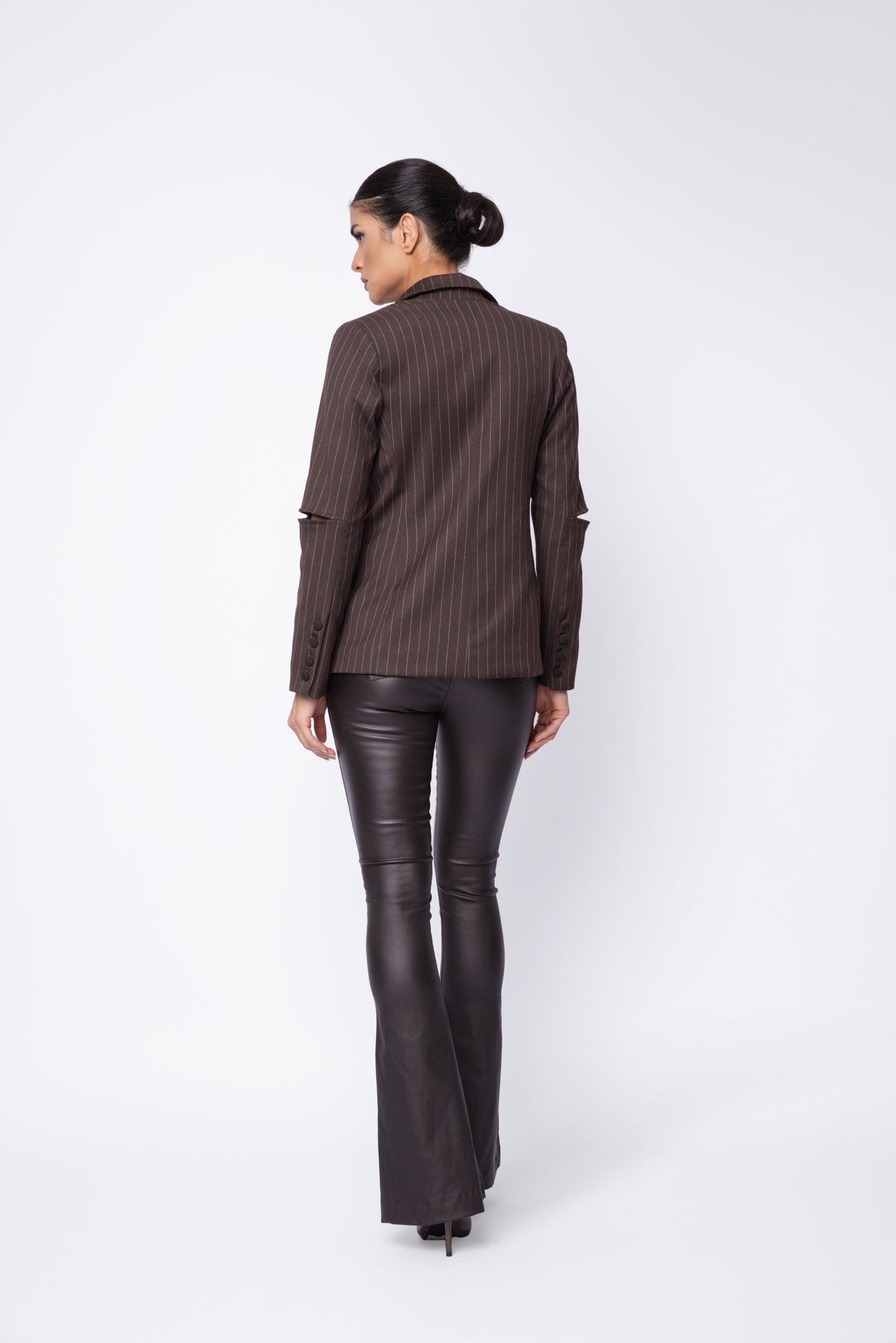 Pinstripe Rocker Zip Jacket