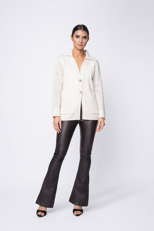 Long Cashmere Cargigan Sweater Top