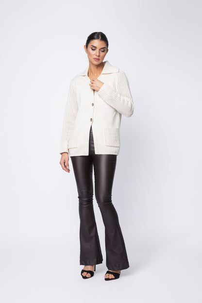 Long Cashmere Cargigan Sweater Top
