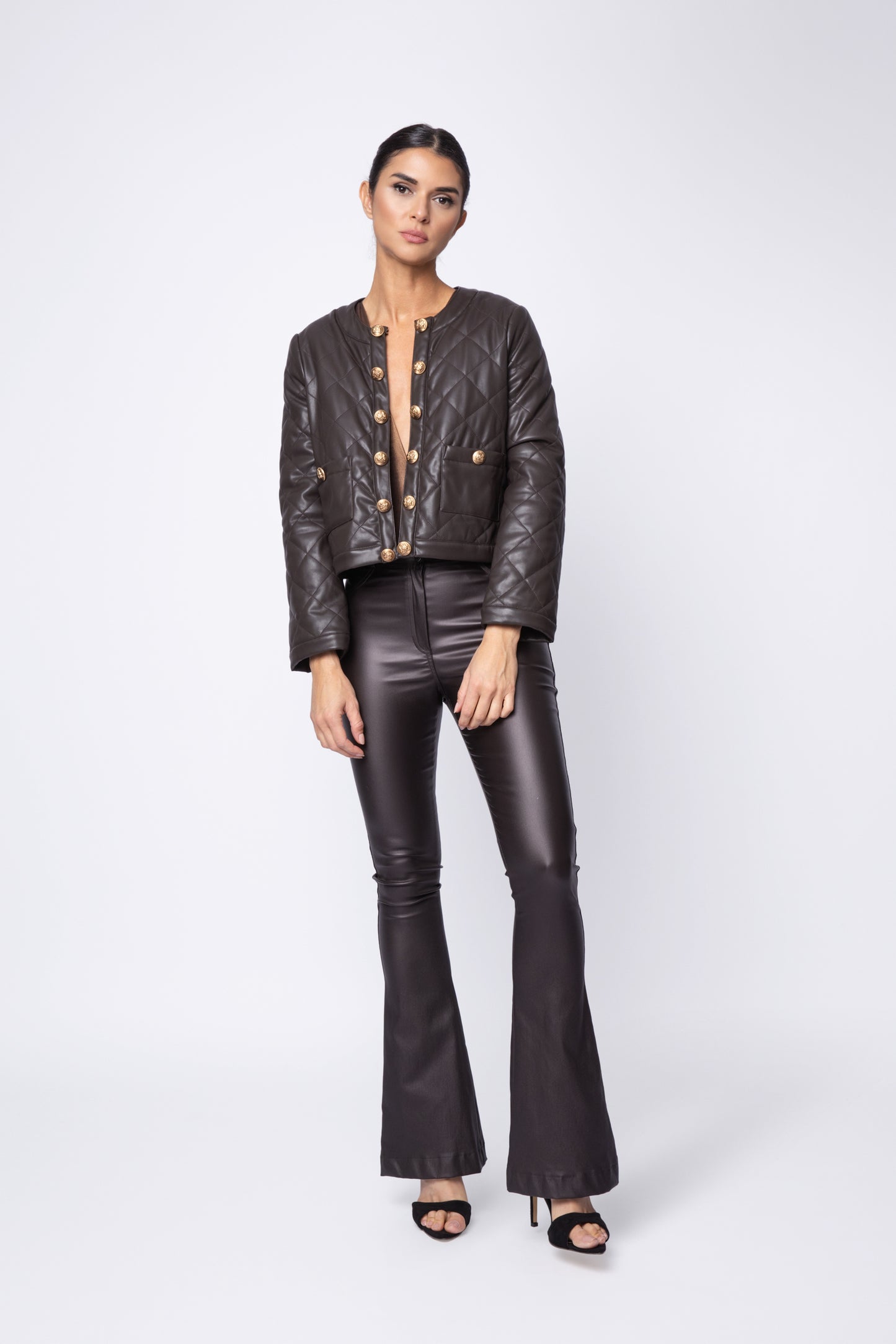 Vegan Quilted Jacket