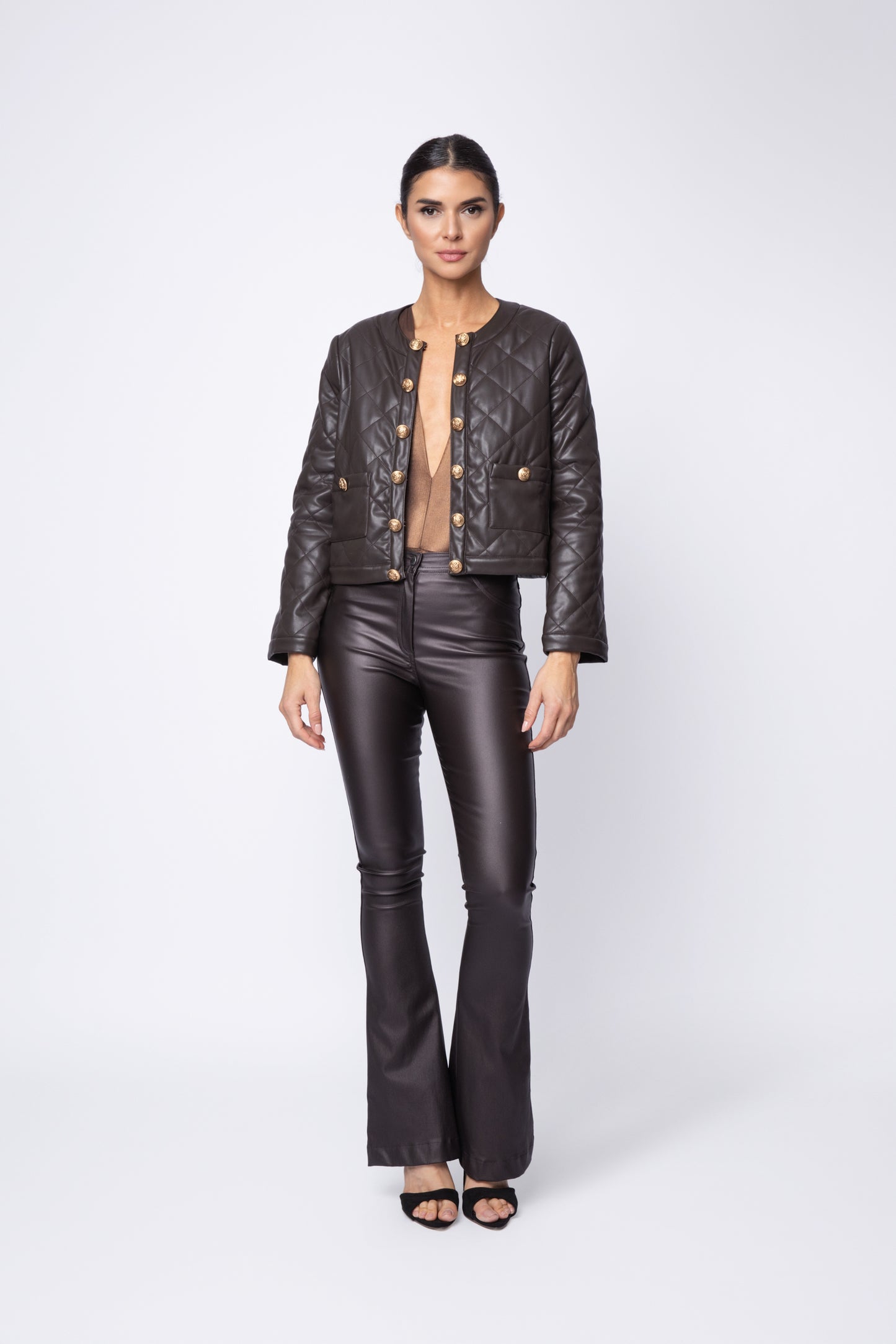 Vegan Quilted Jacket