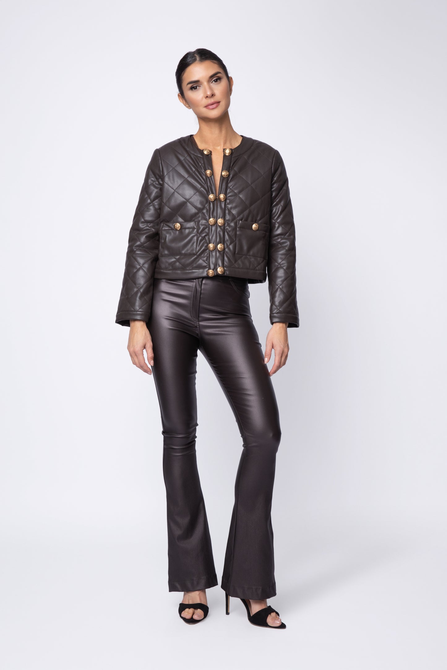 Vegan Quilted Jacket