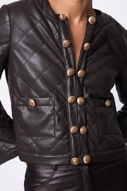 Vegan Quilted Jacket