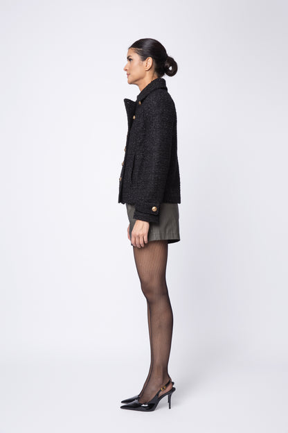 Lurex  Double Breasted Peacock Jacket