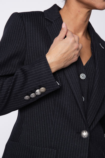 DC X Bariloche Pinstripe Jacket