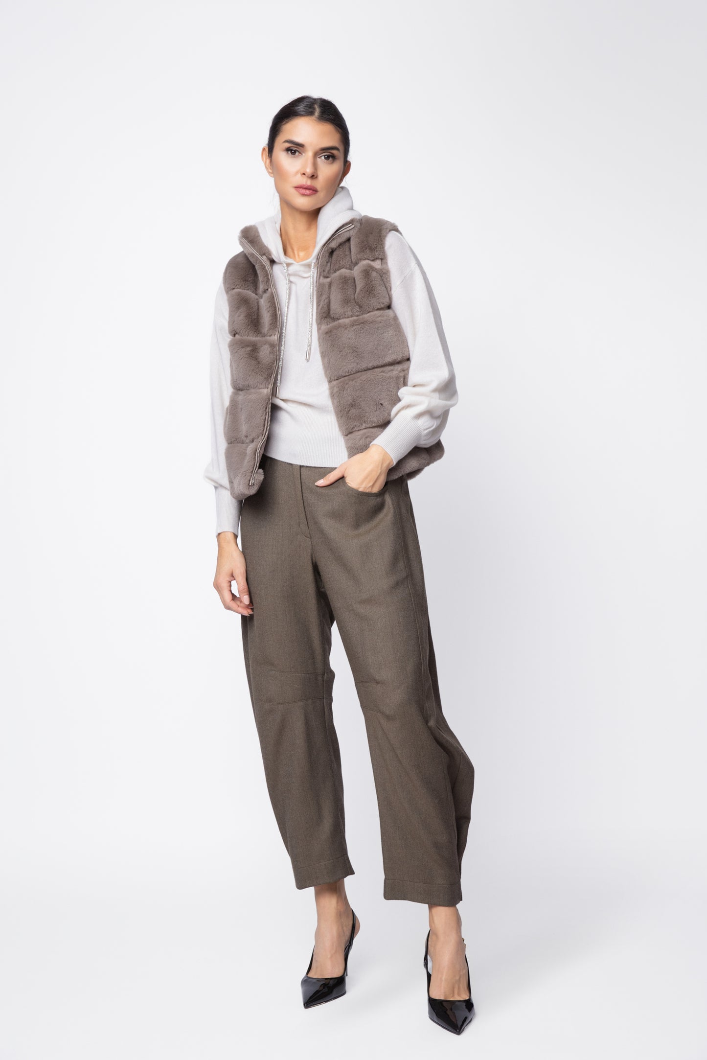 Madison Faux Fur Vest