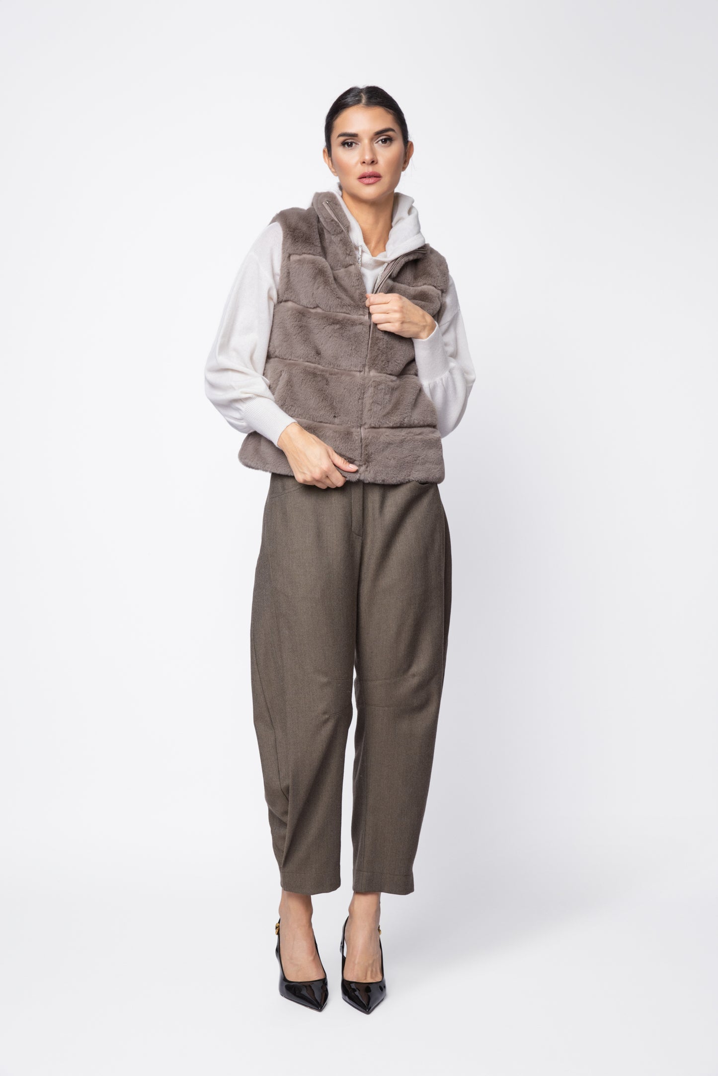 Madison Faux Fur Vest