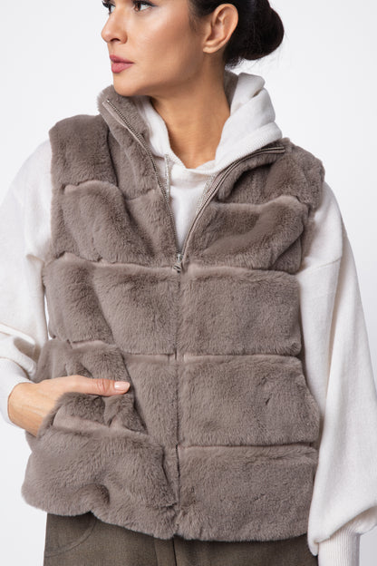 Madison Faux Fur Vest