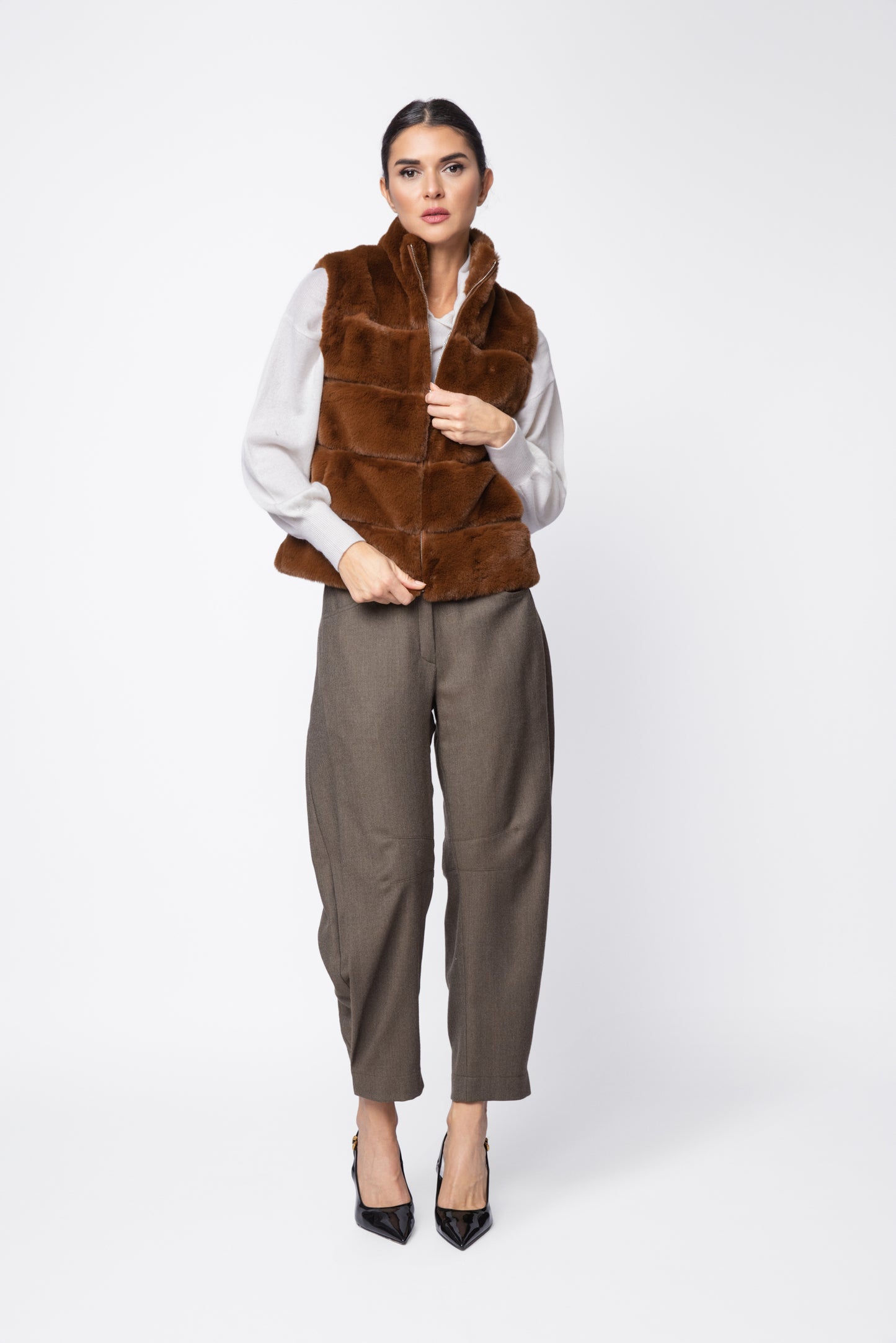 Madison Faux Fur Vest