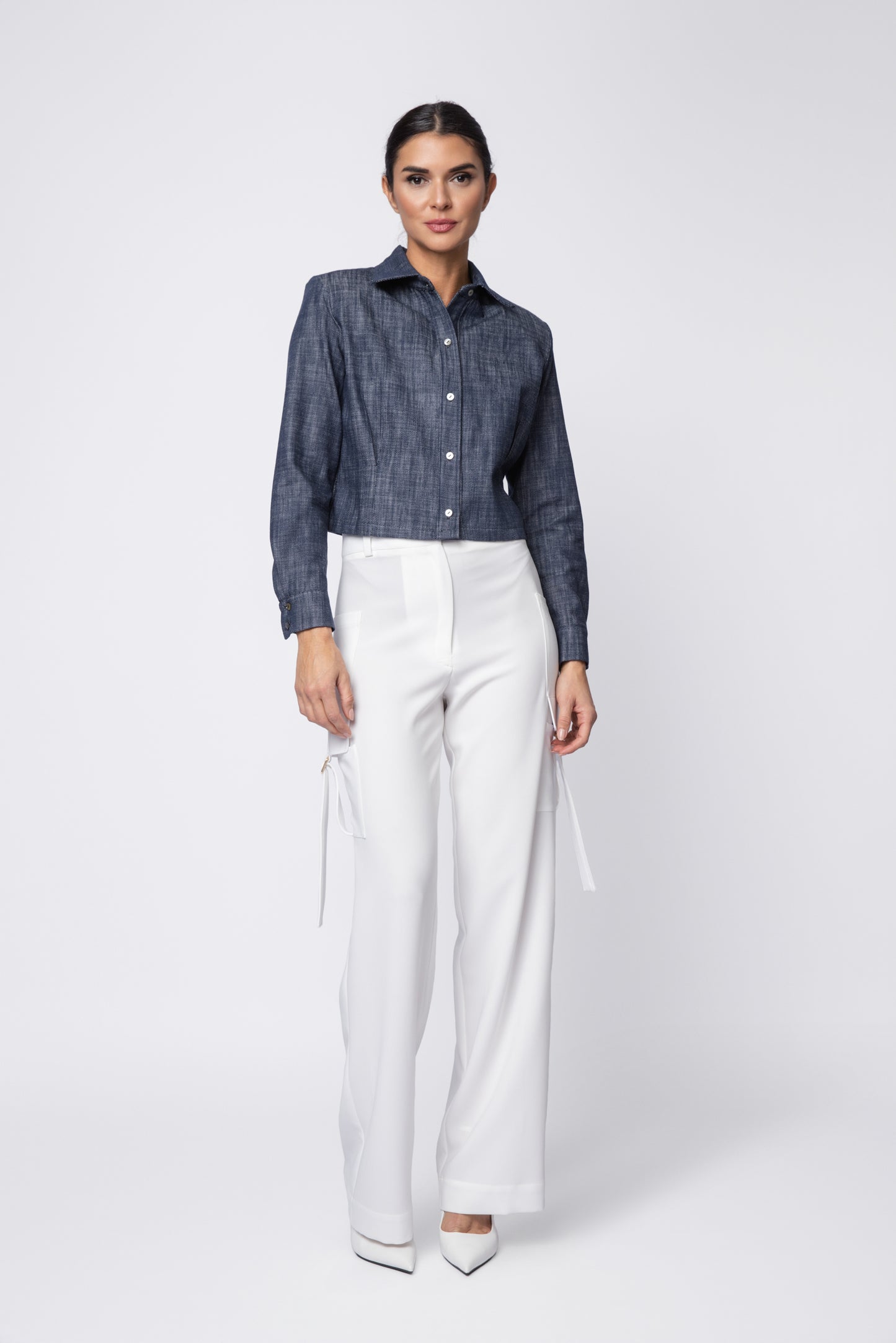 Costa Rica Denim Blouse
