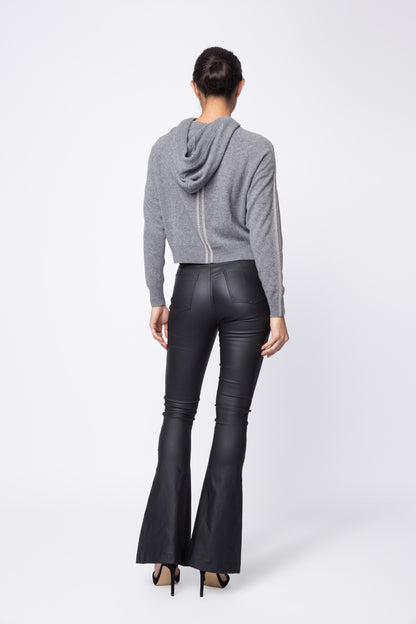 Bruno Metallic  Hoodie Sweater Top