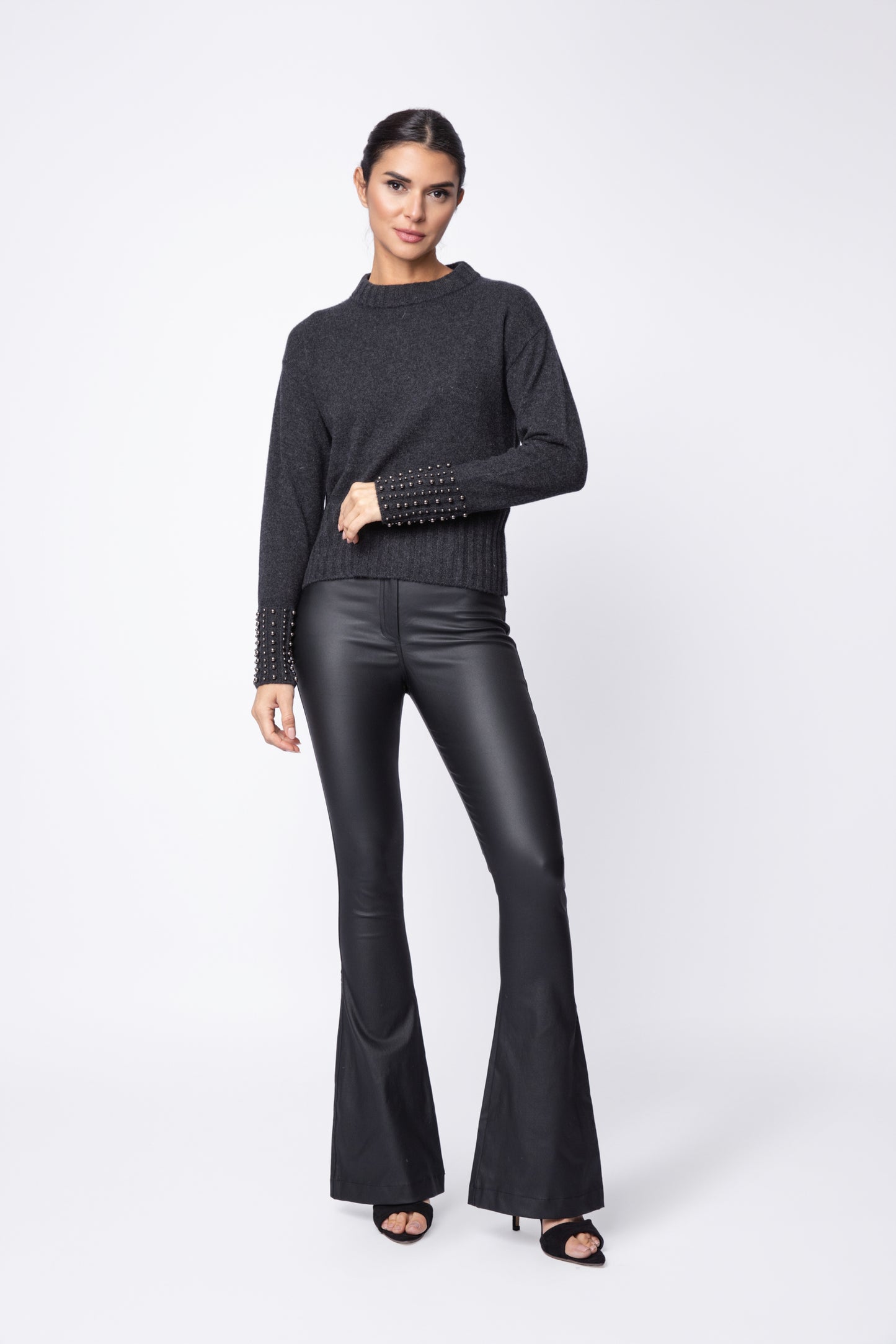 Bullet Cashmere Crewneck Sweater