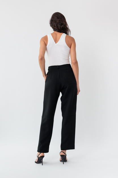 Utility Cropped Zipper Pant