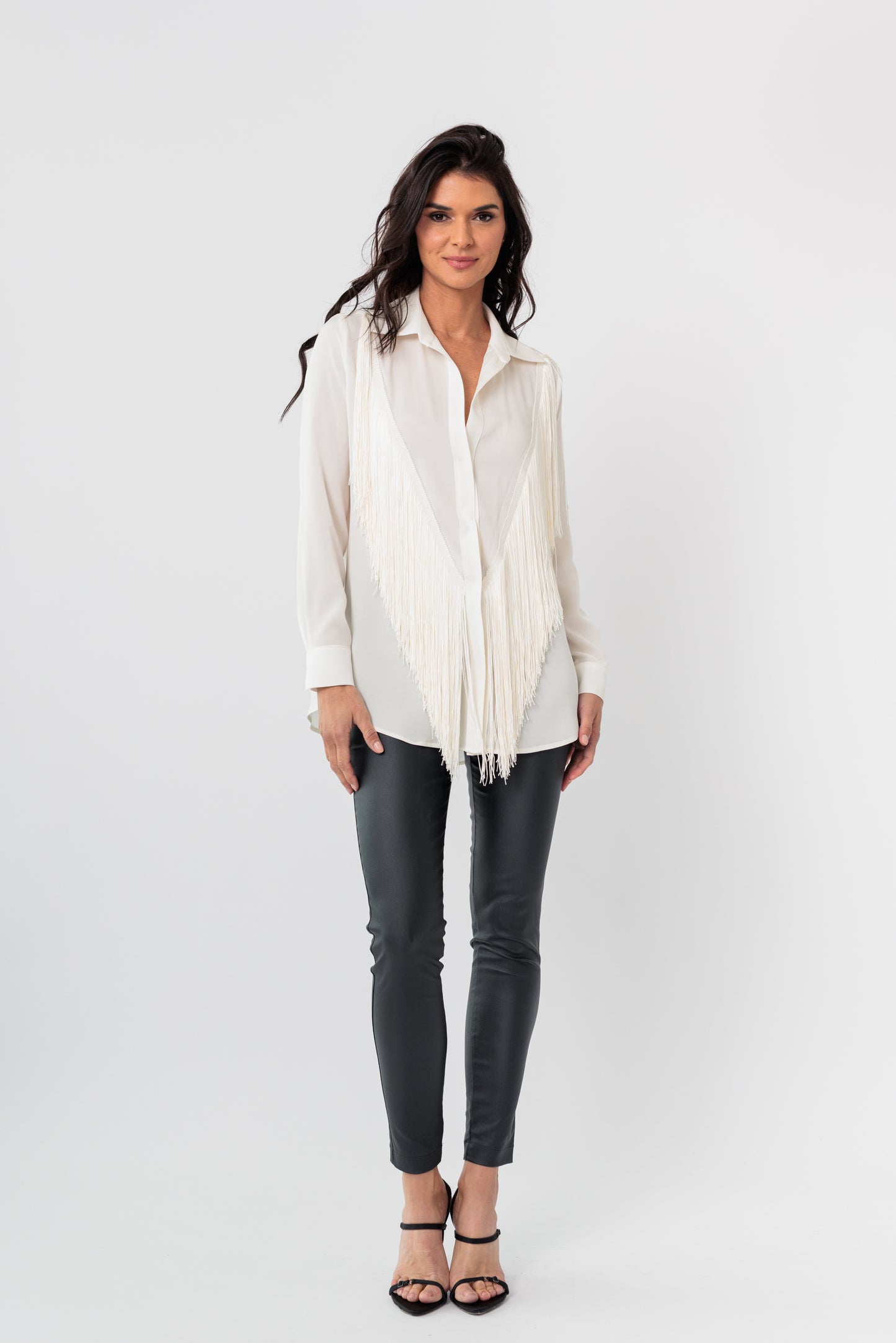 Oversized Fringe Blouse