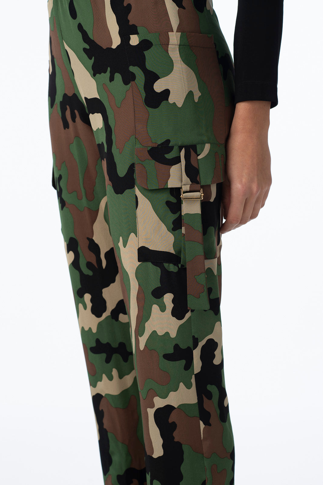 Silk Camouflage Cargos Pant