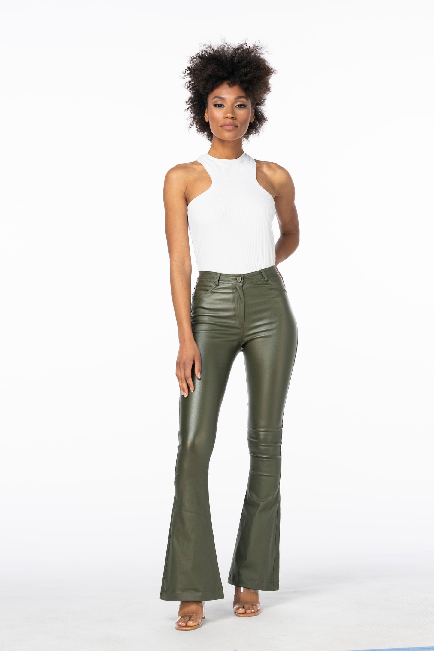 BA Waxed Flare Pant